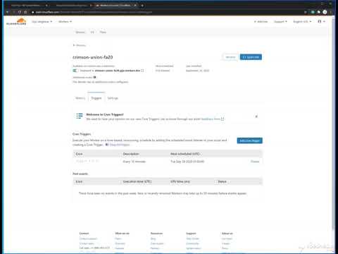 Trabalhos externos do WordPress usando Cron Triggers de Cloudflare Workers